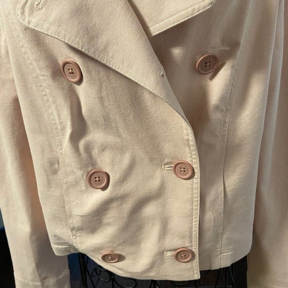 Pink GAP Jean Jacket. Double Breasted and Well Constructed. Size M GUC - Picture 7 of 15